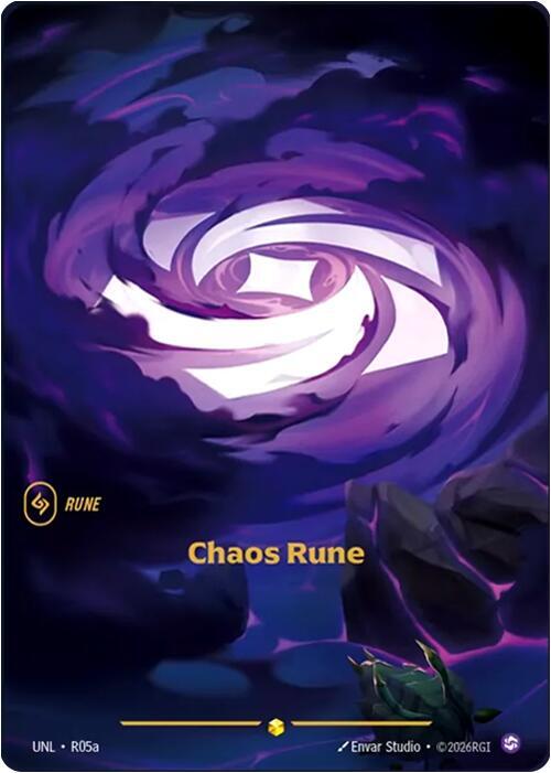 Chaos Rune (Alternate Art) - Unleashed (UNL)