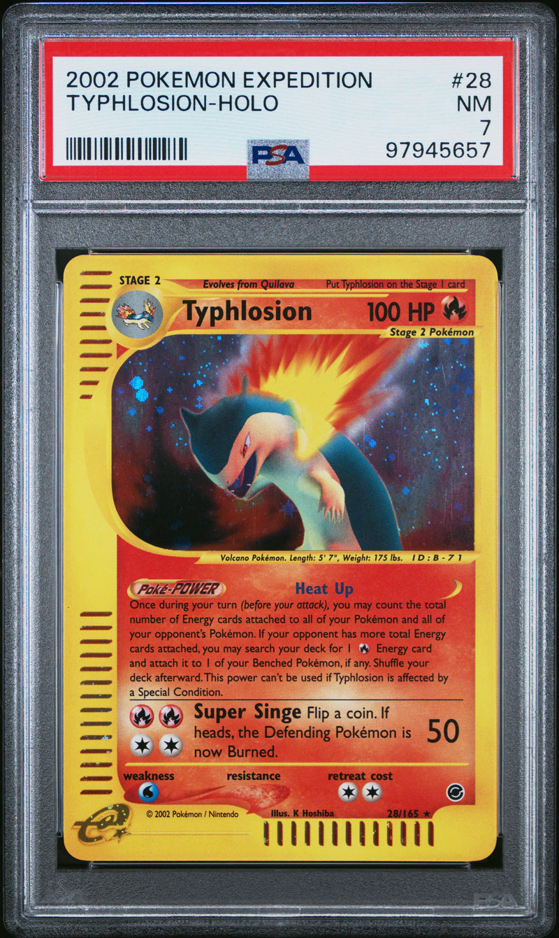 2002 POKEMON EXPEDITION TYPHLOSION-HOLO