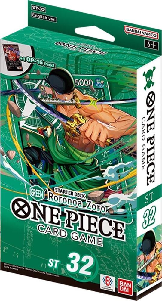 Starter Deck: GREEN Roronoa Zoro (ST-32) (LIMIT 2 PER ORDER)