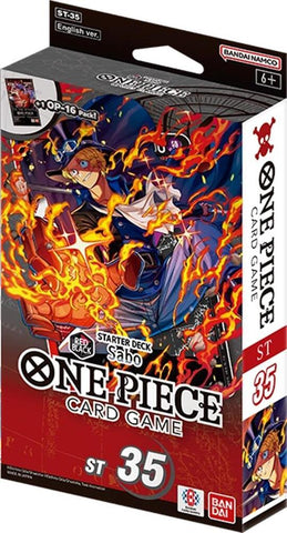 Starter Deck: RED/BLACK Sabo (ST-35) (LIMIT 2 PER ORDER)