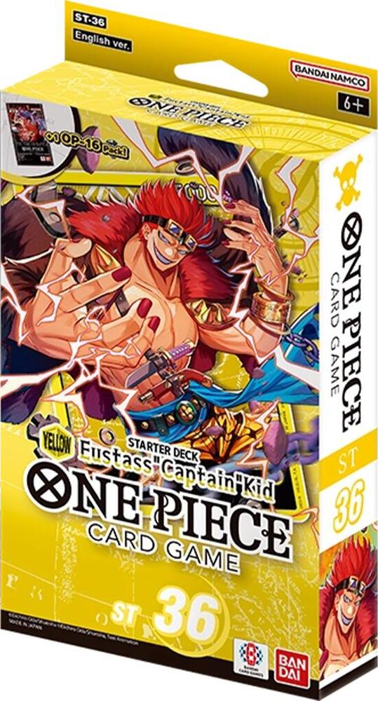 Starter Deck: YELLOW Eustass”Captain”Kid (ST-36) (LIMIT 2 PER ORDER)