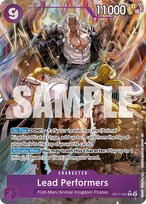 Lead Performers (Alternate Art) - The World's Strongest Warriors (OP17)