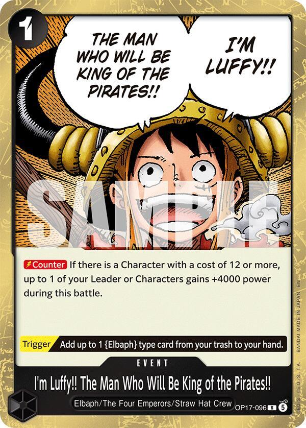 I'm Luffy!! The Man Who Will Be King of the Pirates!! - The World's Strongest Warriors (OP17)