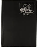MONSTER Binder - 4 Pocket Black Binder White Pages (Limited Edition)- (Pick-up in store)
