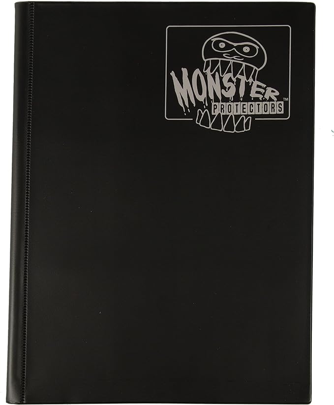 MONSTER Binder - 4 Pocket Black Binder White Pages (Limited Edition)- (Pick-up in store)