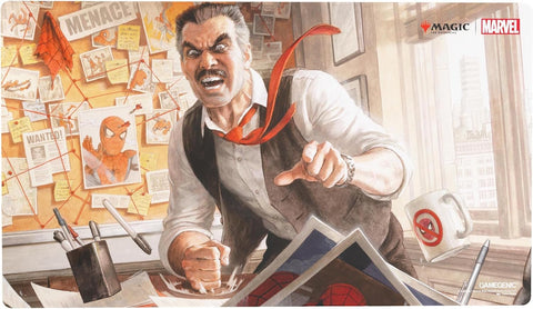 Stitched Playmat - MTG Marvel's Spider-Man: J. Jonah Jameson