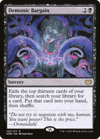 Demonic Bargain [Innistrad: Crimson Vow] (Promo Pack)