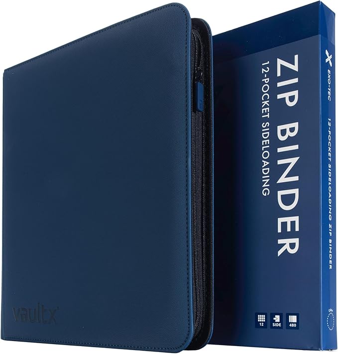 Vault X 12 Pocket Trading Card Zip Binder 4x3 480 Cards (Pick-up in store)