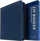 Vault X - 12 Pocket Trading Card Zip Binder - 4x3 480 Cards (Navy)