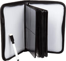 MONSTER Deluxe 4 Pocket Leather Binder w Zipper Closure (Pick-up in store)