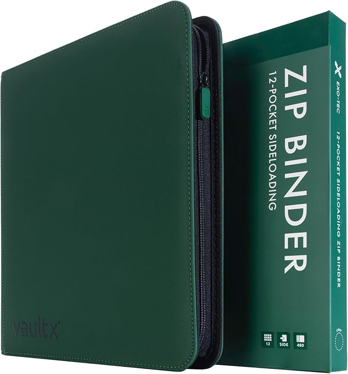 Vault X 12 Pocket Trading Card Zip Binder 4x3 480 Cards (Pick-up in store)