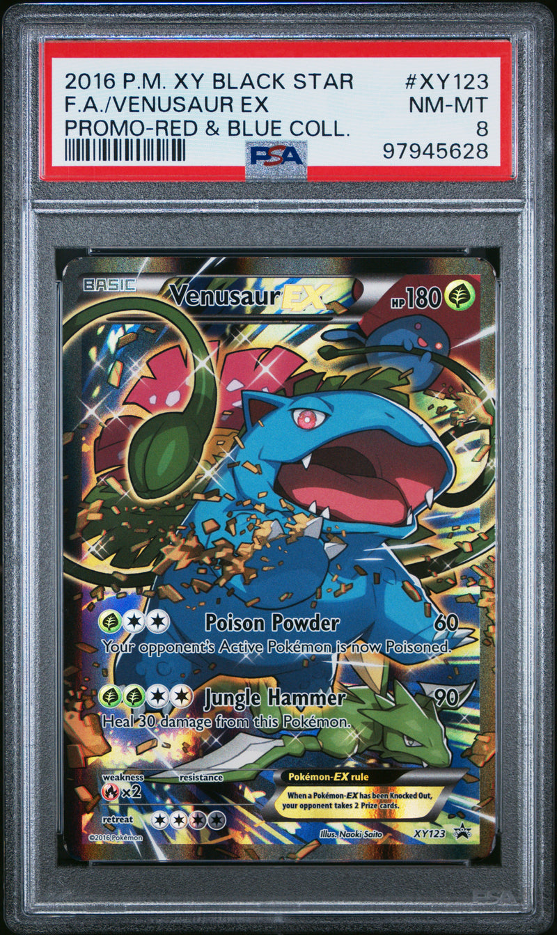 2016 P.M. XY BLACK STAR F.A./VENUSAUR EX