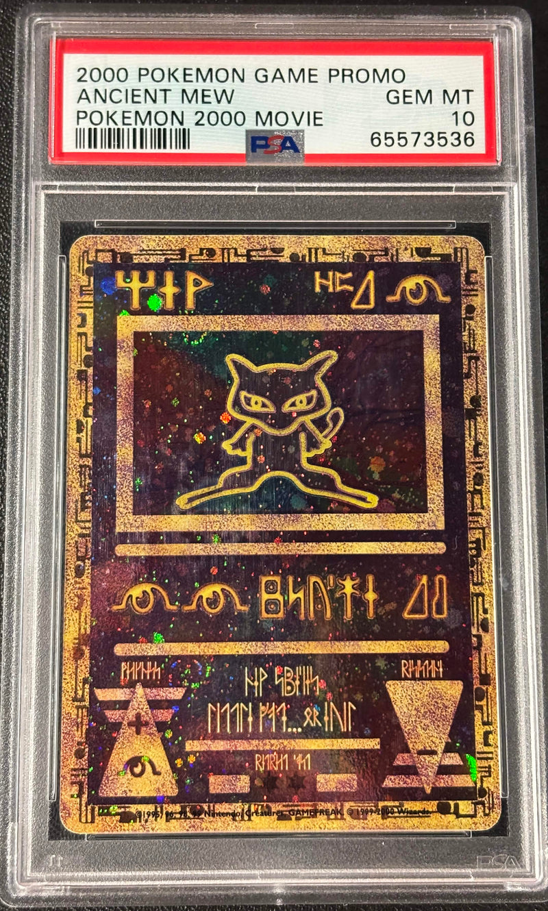 2000 POKEMON GAME MOVIE ANCIENT MEW POKEMON 2000 MOVIE PSA 10 - 536