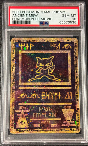 2000 POKEMON GAME MOVIE ANCIENT MEW POKEMON 2000 MOVIE PSA 10 - 536