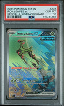 2024 POKEMON TEMPORAL FORCES IRON LEAVES EX SPECIAL ILLUSTRATION RARE