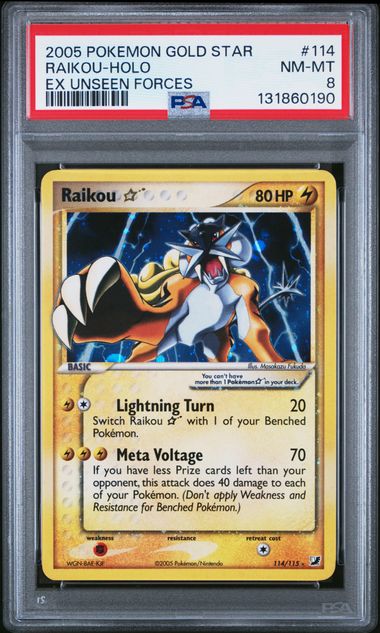 2005 POKEMON EX UNSEEN FORCES