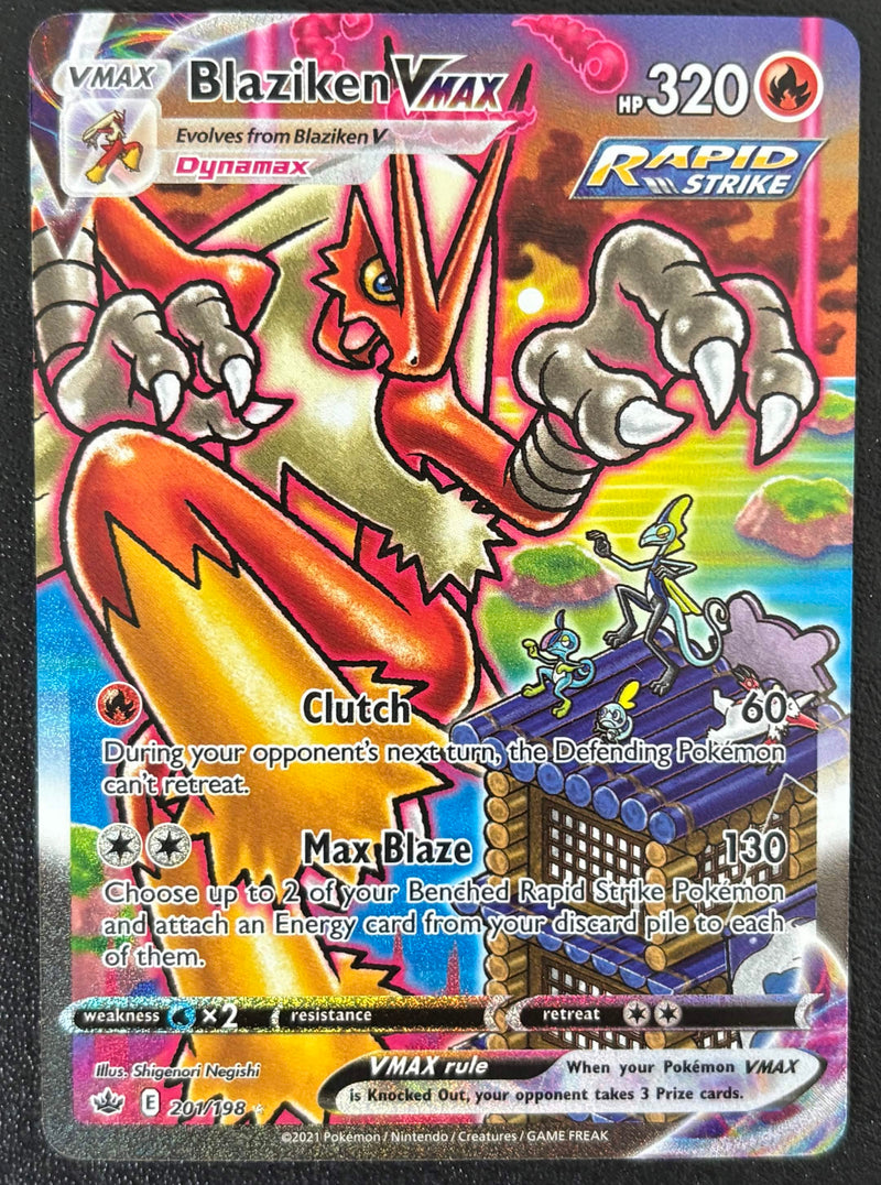Blaziken VMAX (201/198) [Sword & Shield: Chilling Reign] SCAN