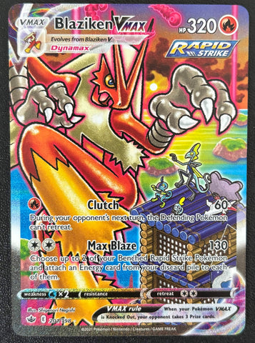 Blaziken VMAX (201/198) [Sword & Shield: Chilling Reign] SCAN #1085