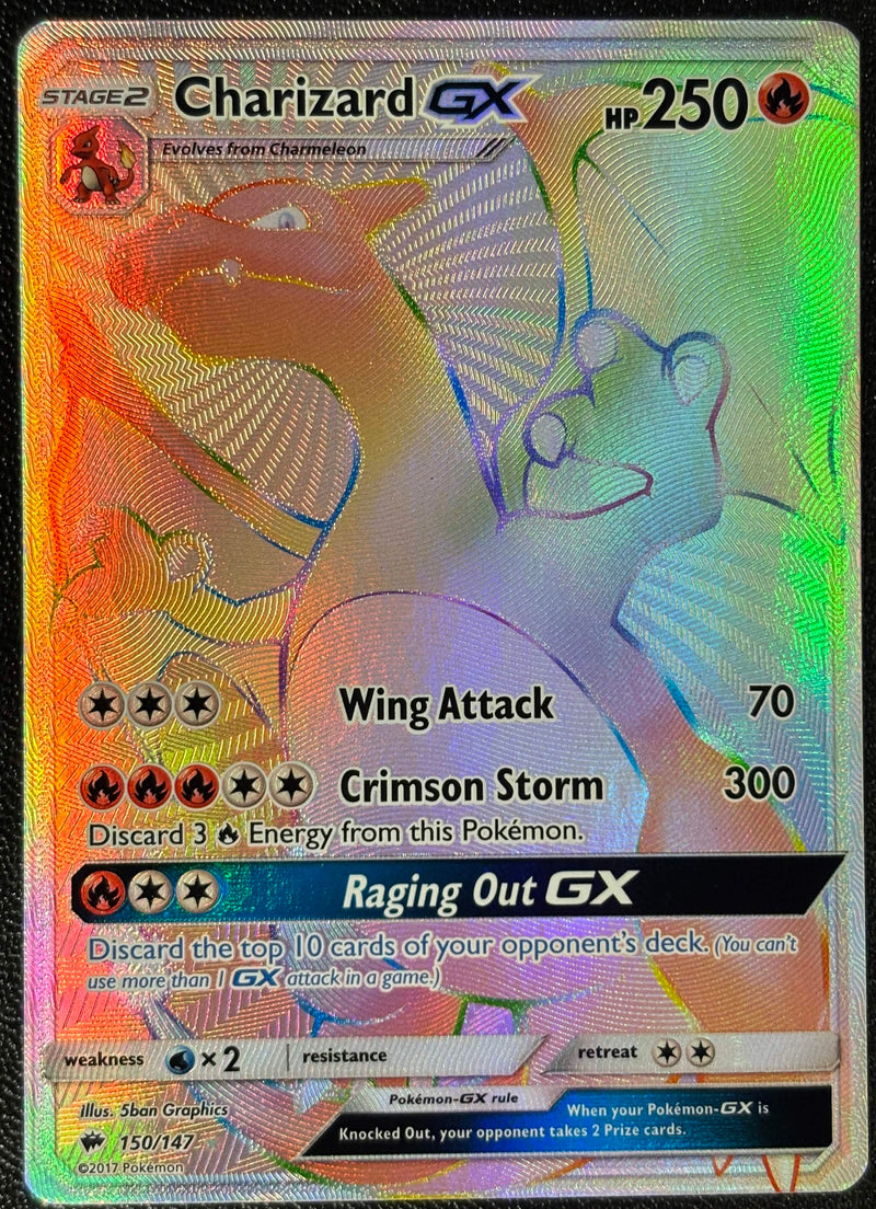 Charizard GX (150/147) [Sun & Moon: Burning Shadows] SCAN