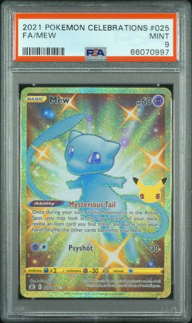 2021 POKEMON CELEBRATIONS FULL ART MEW
