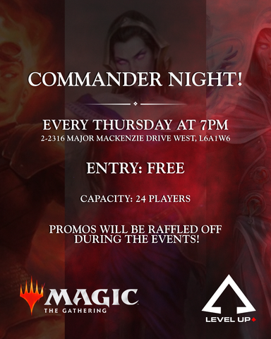 Weekly Event - Thursday Casual Commander Night
