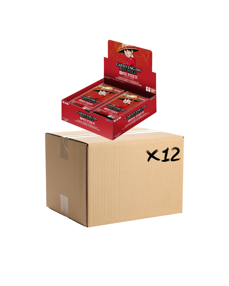One Piece: Carrying on his Will - Booster Box Case (Factory Sealed)