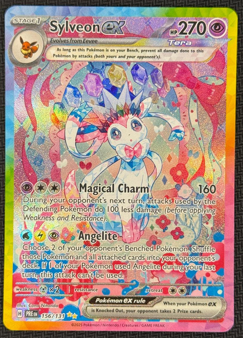 Sylveon ex (156/131) [Scarlet & Violet: Prismatic Evolutions] SCAN