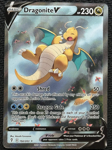 Dragonite V (192/203) [Sword & Shield: Evolving Skies] SCAN #1042
