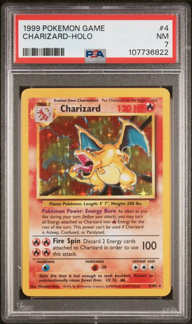 1999 POKEMON GAME CHARIZARD-HOLO