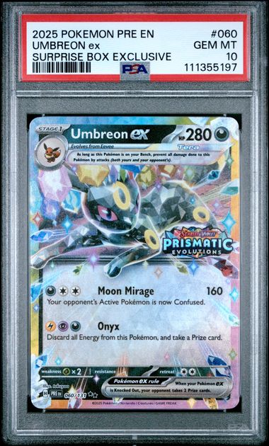 2025 POKEMON PRE EN-PRISMATIC EVOLUTIONS