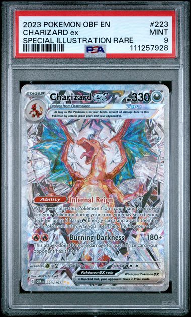 2023 POKEMON OBSIDIAN FLAME CHARIZARD EX SPECIAL ILLUSTRATION RARE