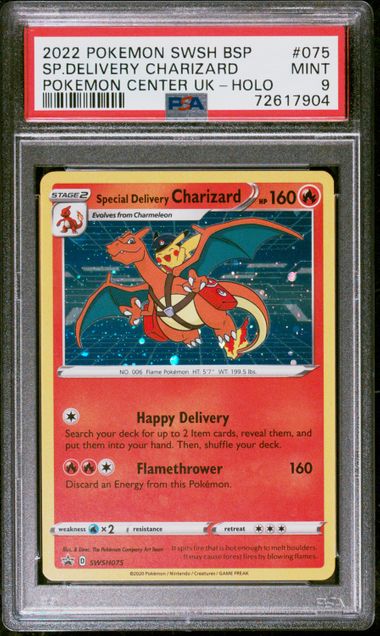 2022 POKEMON SWSH BSP SPECIAL DELIVERY CHARIZARD POKEMON CENTER UK-HOLO