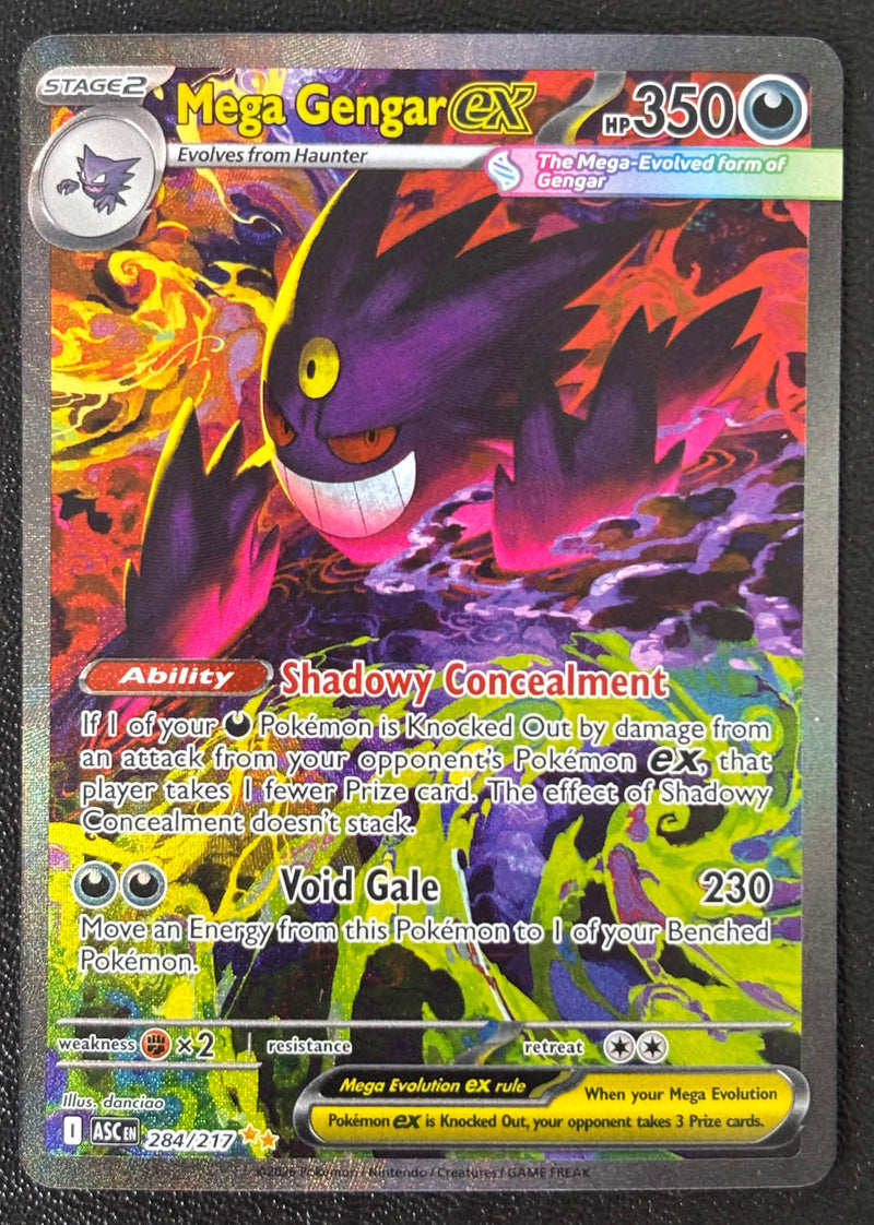 Mega Gengar ex (284/217) [Mega Evolution: Ascended Heroes] SCAN