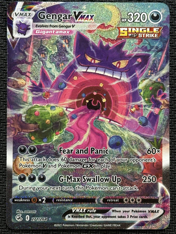 Gengar VMAX (271/264) [Sword & Shield: Fusion Strike] SCAN #1046