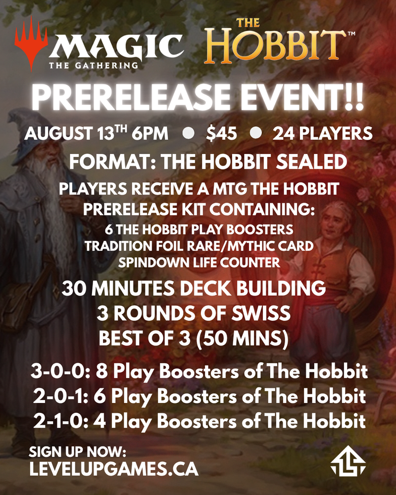 Magic The Gathering: The Hobbit Pre-Release