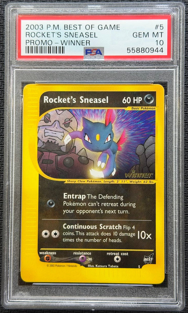 2003 POKEMON WIZARDS OF THE COAST BEST OF GAME PROMOS