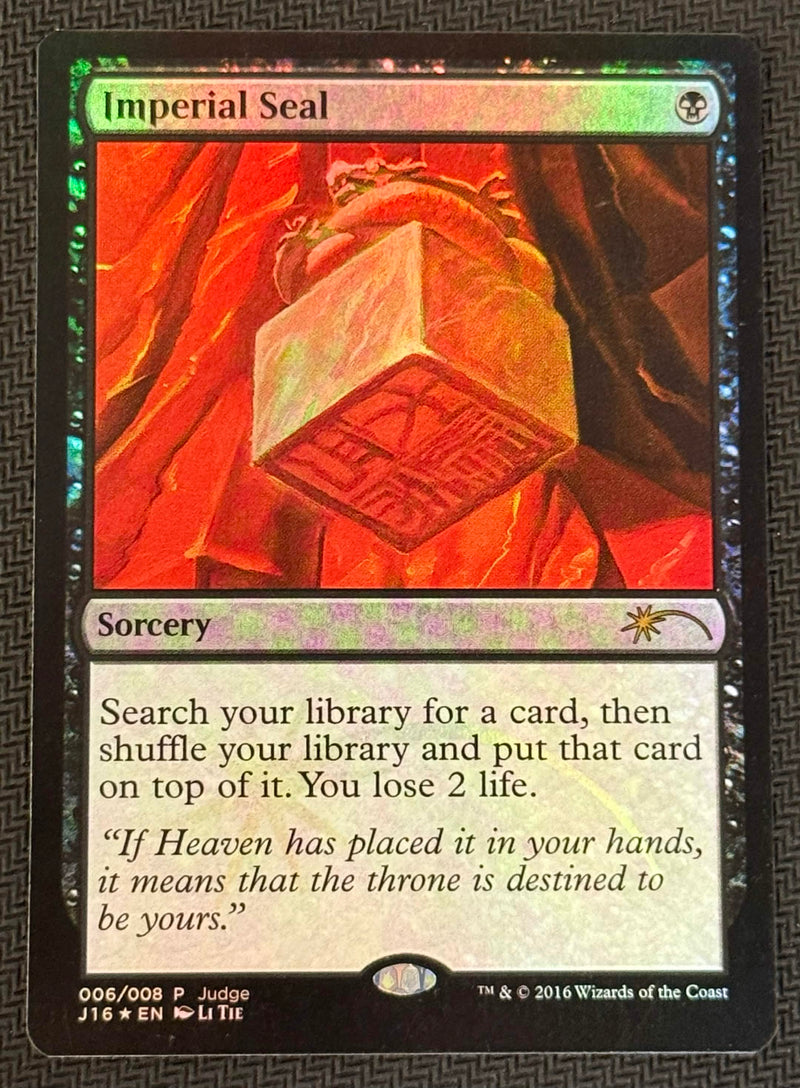 Imperial Seal [Judge Gift Cards 2016] SCAN