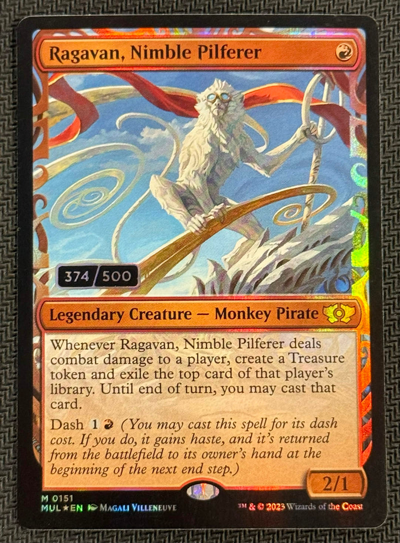 Ragavan, Nimble Pilferer (Serialized) [Multiverse Legends] SCAN