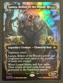 Lumra, Bellow of the Woods (Borderless) (Raised Foil) [Bloomburrow] SCAN