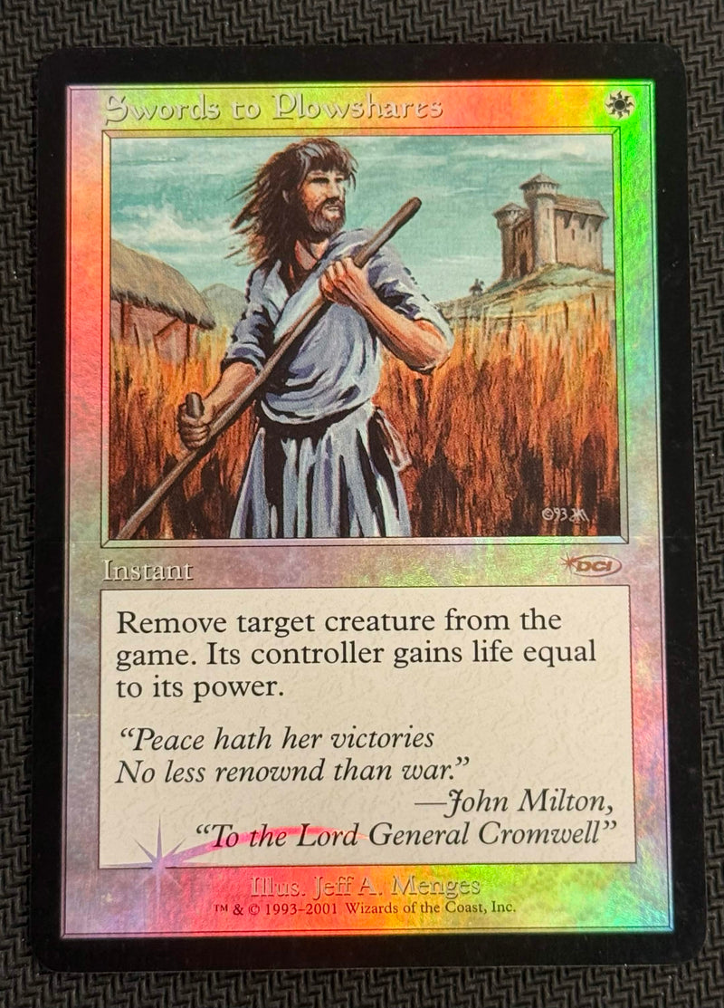 Swords to Plowshares [Friday Night Magic 2001] SCAN