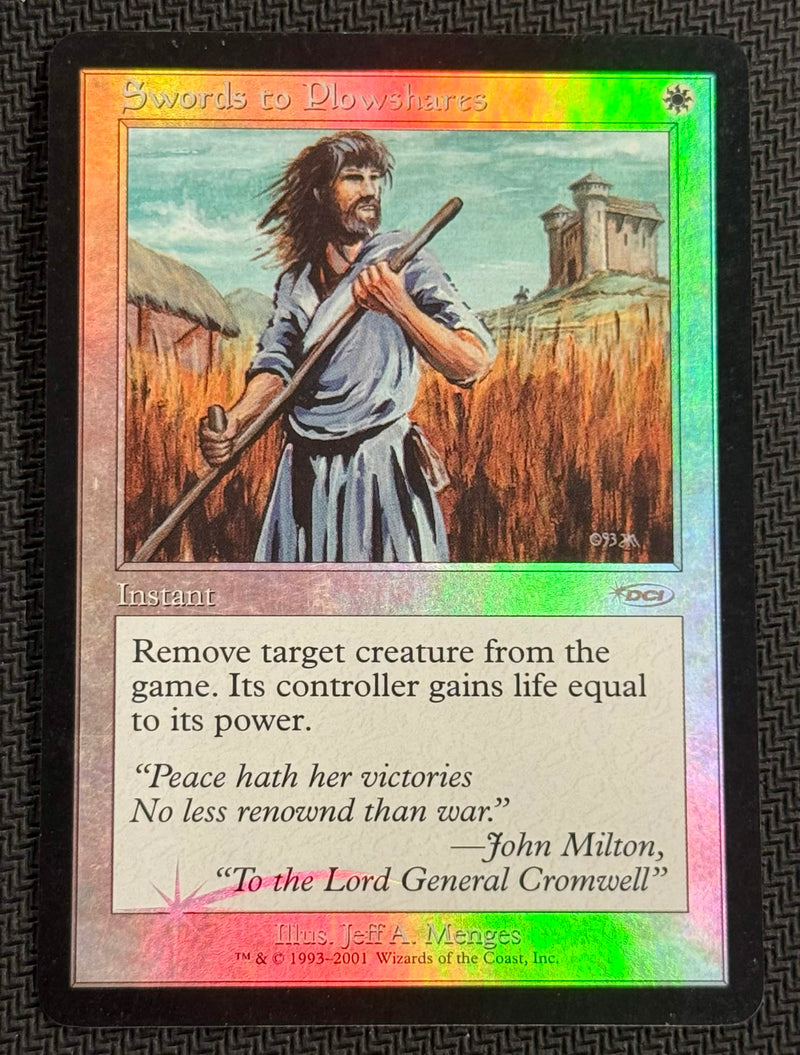 Swords to Plowshares [Friday Night Magic 2001] SCAN