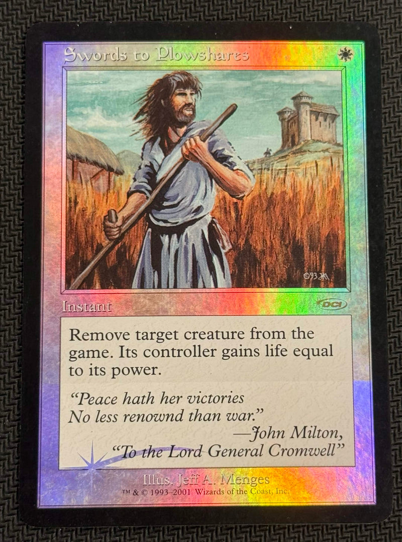 Swords to Plowshares [Friday Night Magic 2001] SCAN