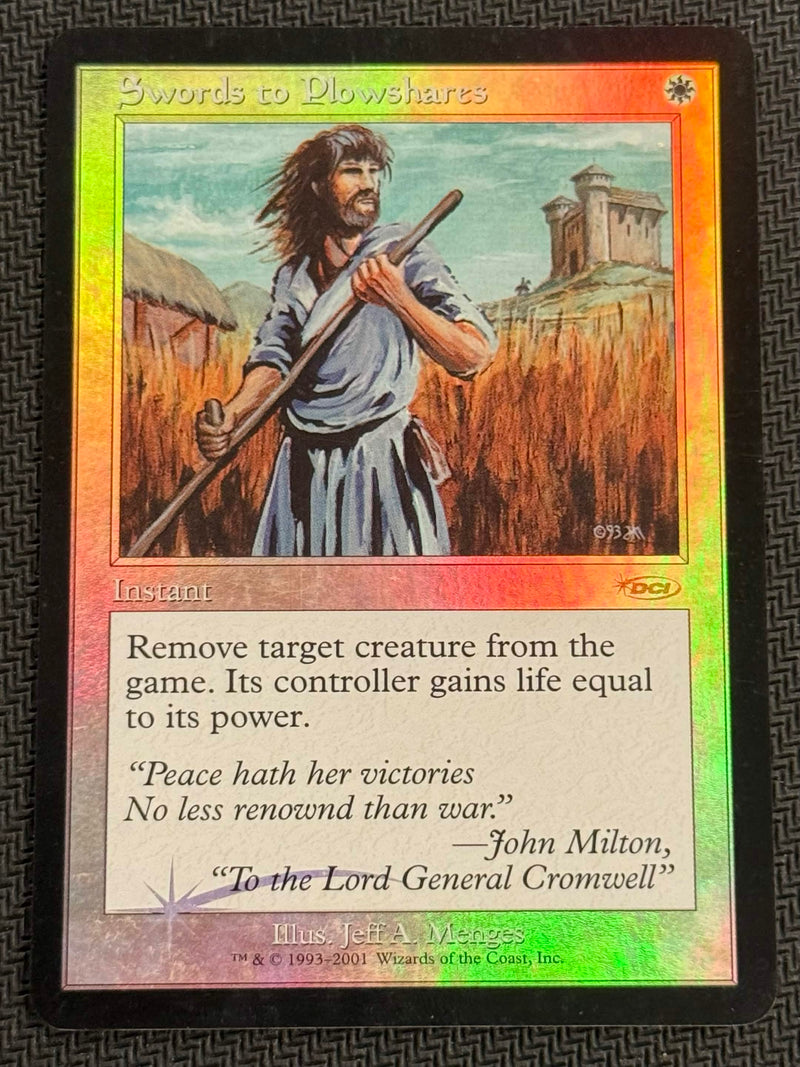 Swords to Plowshares [Friday Night Magic 2001] SCAN