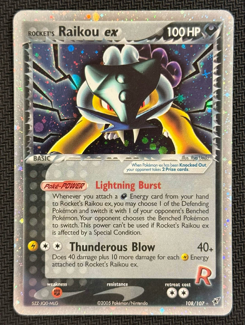 Rocket's Raikou ex (108/107) [EX: Deoxys] SCAN