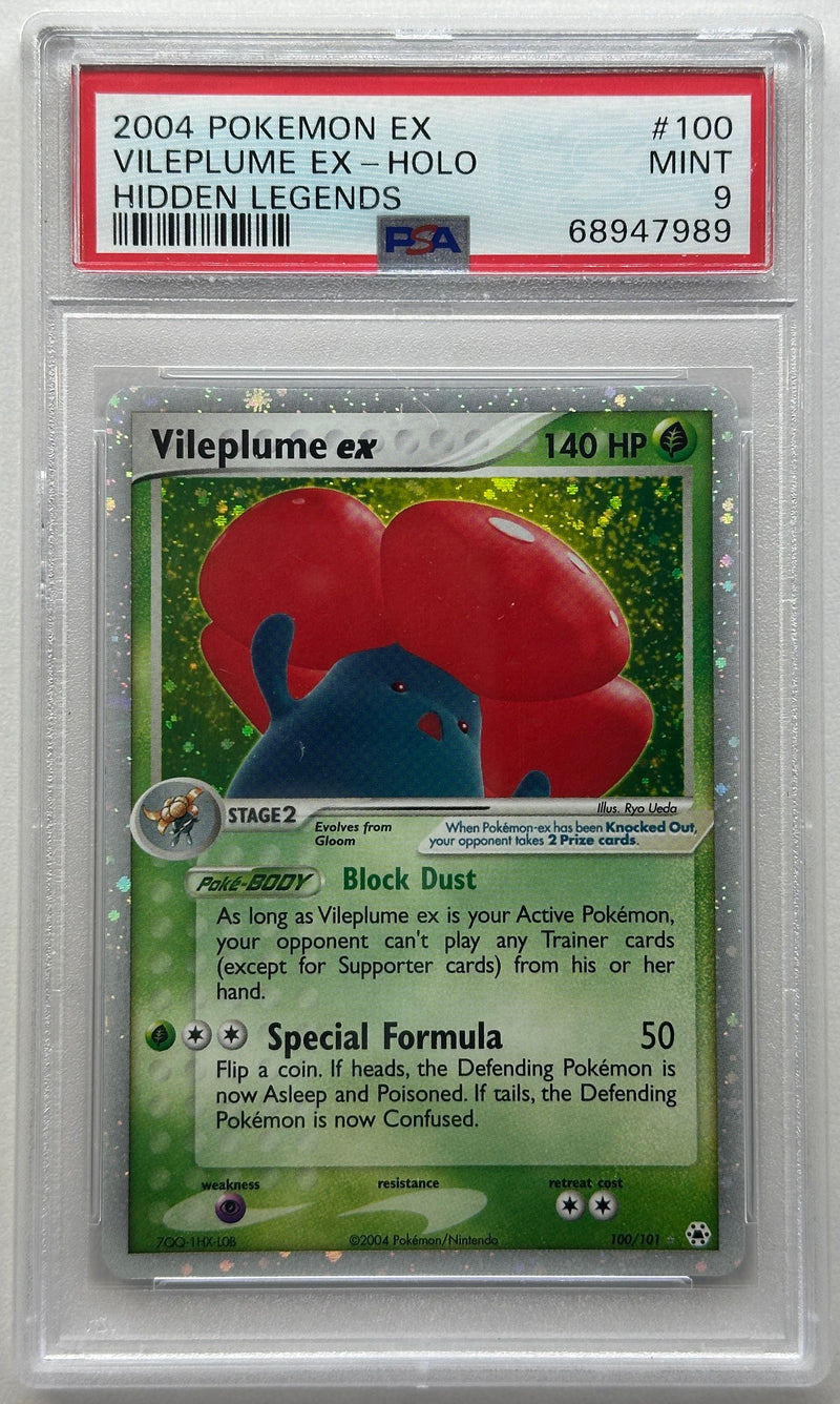 2004 POKEMON EX VILEPLUME EX - HOLO HIDDEN LEGENDS