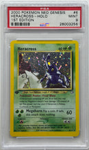 2000 POKEMON NEO GENESIS HERACROSS - HOLO 1ST EDITION