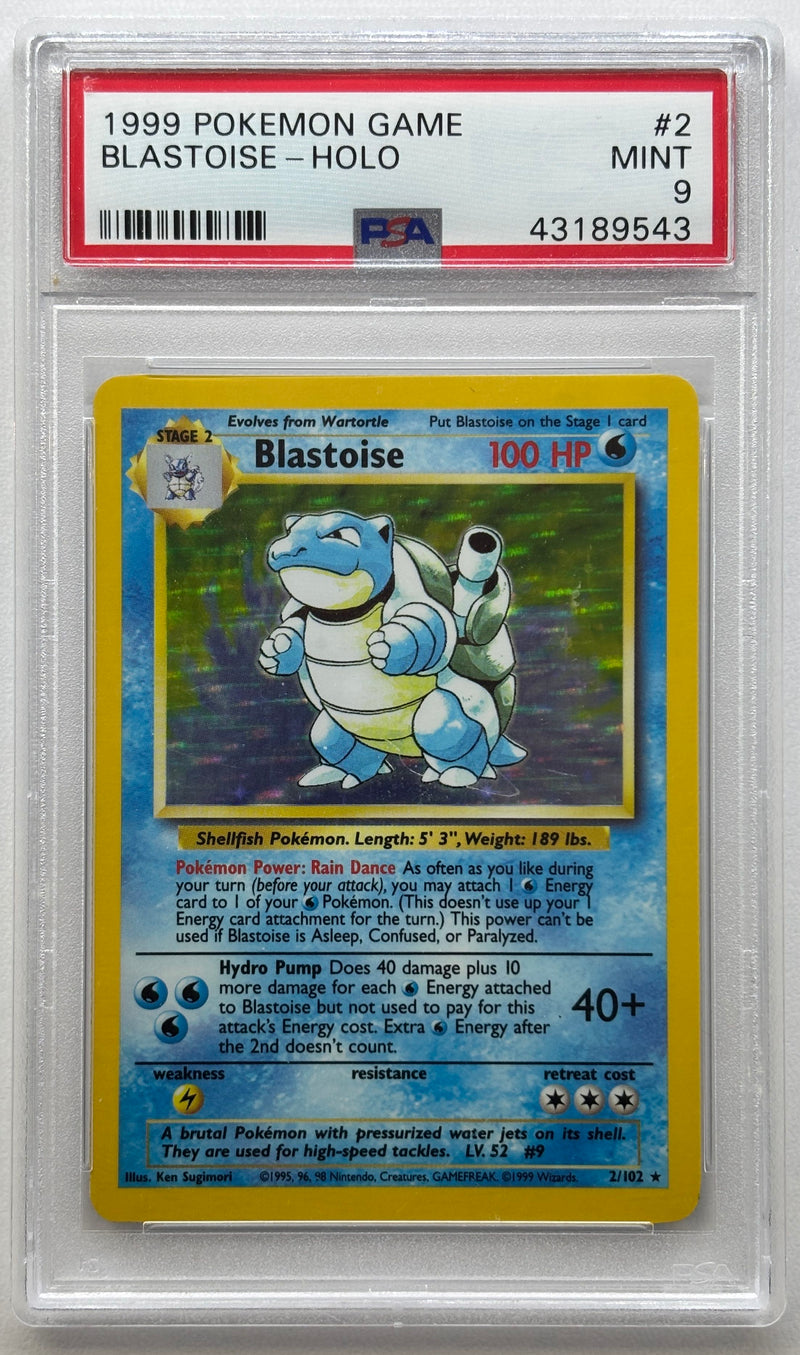 1999 POKEMON GAME BLASTOISE - HOLO