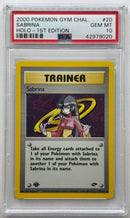 2000 POKEMONN GYM CHALLENGE SABRINA HOLO - 1ST EDITION