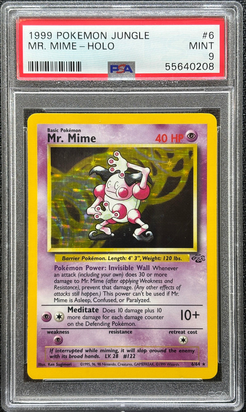 1999 POKEMON JUNGLE MR. MIME - HOLO