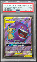 2019 POKEMON SUN & MOON GENGAR & MIMIKYU GX TEAM UP - FULL ART